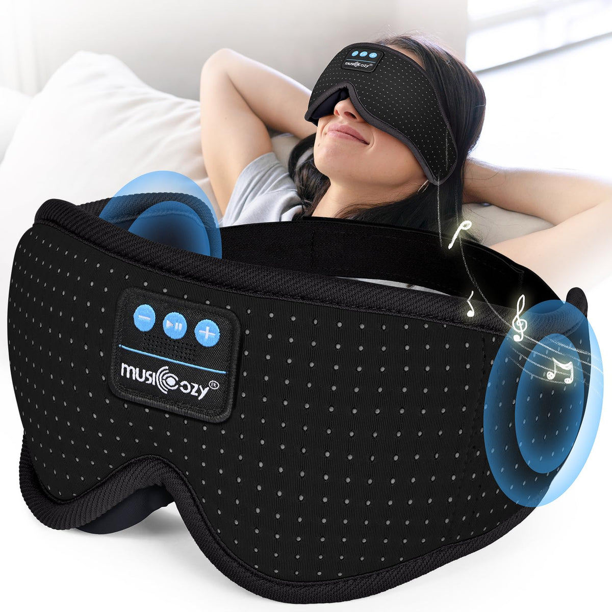 MUSICOZY × SoftNap™ DreamWave Sleep Mask